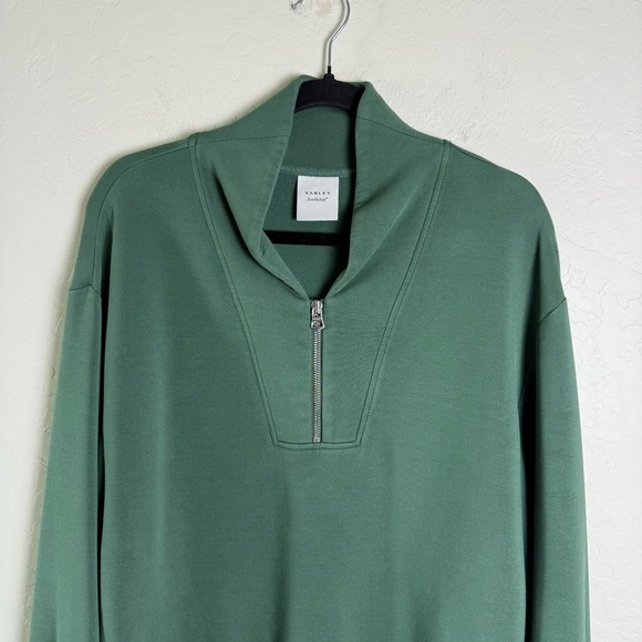 Varley Davidson Sweat Half Zip Sweatshirt M Cila Green VAR01080 - Picture 4 of 15
